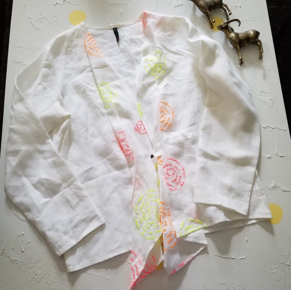 NWOT BABETTE LINEN JACKET LANGENLOOK